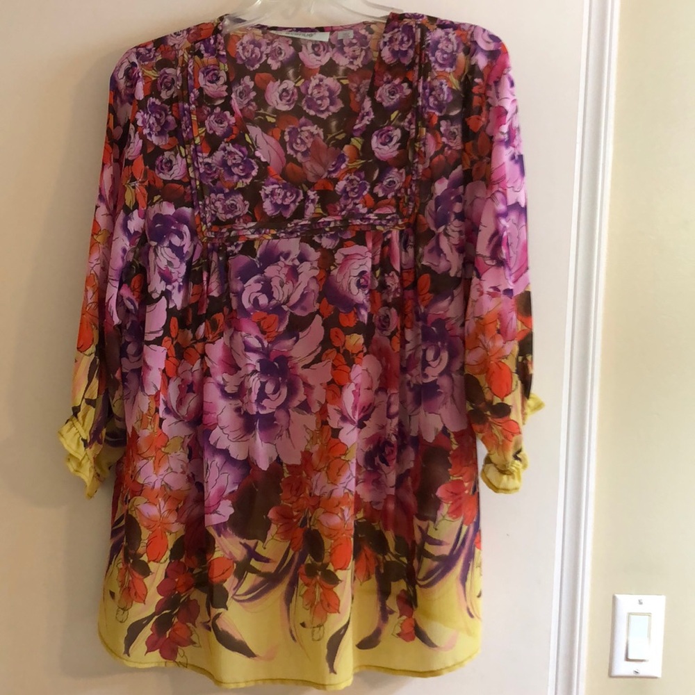 Plus size print top